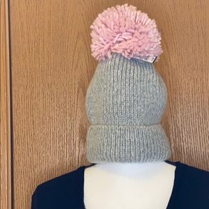 Pink Puff Hat NWT